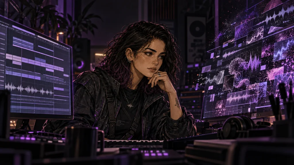 Cass Navarro studies two generative music paths, one precise and one experimental.